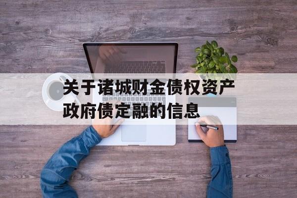 关于诸城财金债权资产政府债定融的信息