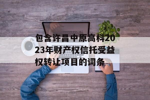 包含许昌中原高科2023年财产权信托受益权转让项目的词条