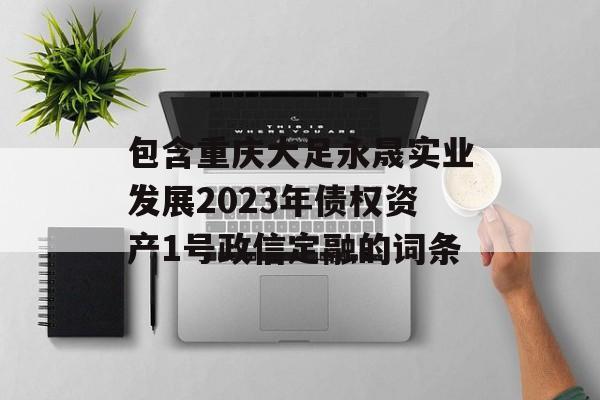 包含重庆大足永晟实业发展2023年债权资产1号政信定融的词条