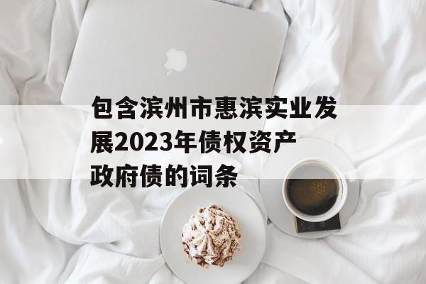 包含滨州市惠滨实业发展2023年债权资产政府债的词条