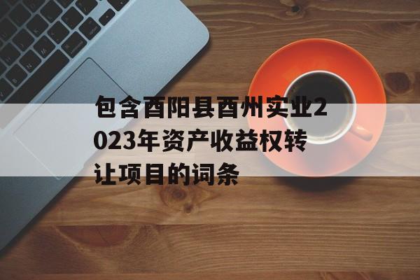 包含酉阳县酉州实业2023年资产收益权转让项目的词条