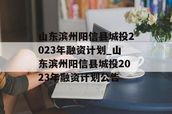 山东滨州阳信县城投2023年融资计划_山东滨州阳信县城投2023年融资计划公告