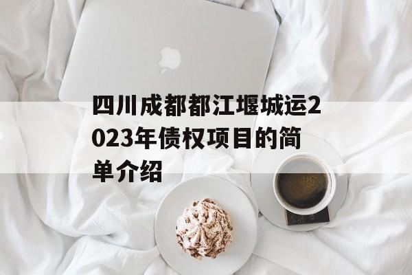 四川成都都江堰城运2023年债权项目的简单介绍