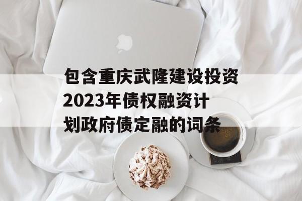 包含重庆武隆建设投资2023年债权融资计划政府债定融的词条