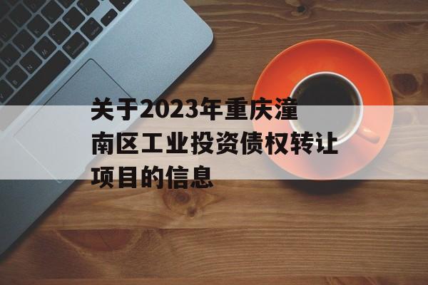 关于2023年重庆潼南区工业投资债权转让项目的信息