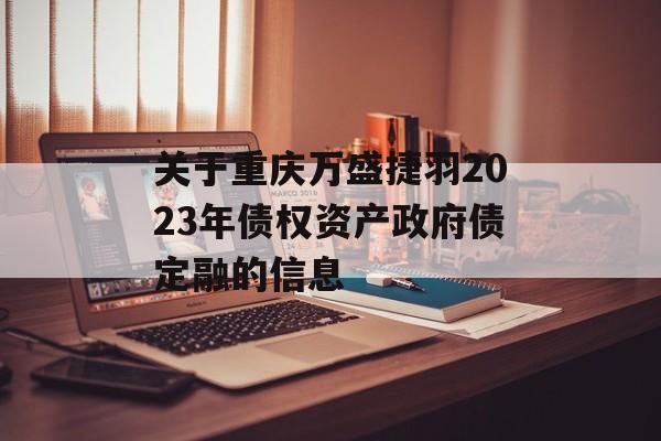 关于重庆万盛捷羽2023年债权资产政府债定融的信息