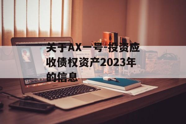 关于AX一号-投资应收债权资产2023年的信息