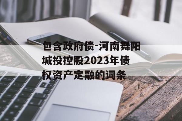 包含政府债-河南舞阳城投控股2023年债权资产定融的词条