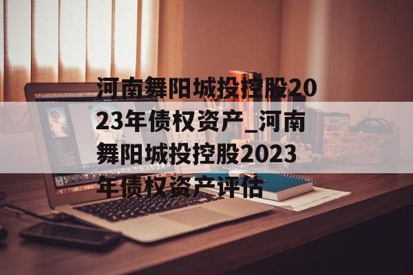 河南舞阳城投控股2023年债权资产_河南舞阳城投控股2023年债权资产评估