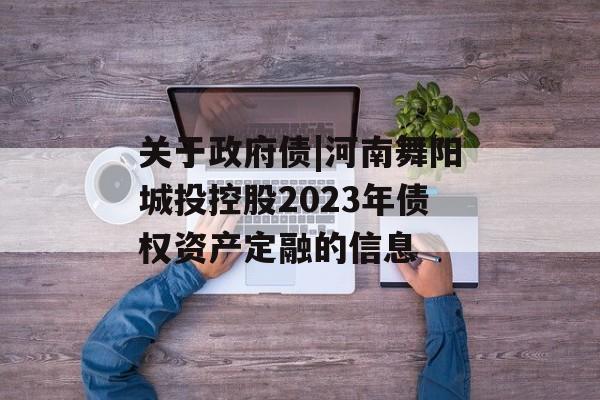 关于政府债|河南舞阳城投控股2023年债权资产定融的信息