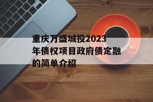 重庆万盛城投2023年债权项目政府债定融的简单介绍