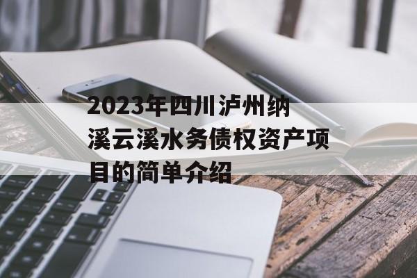 2023年四川泸州纳溪云溪水务债权资产项目的简单介绍