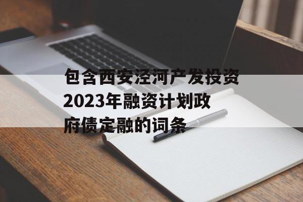 包含西安泾河产发投资2023年融资计划政府债定融的词条