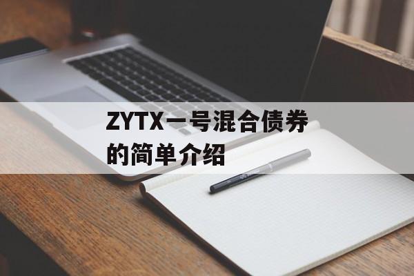 ZYTX一号混合债券的简单介绍