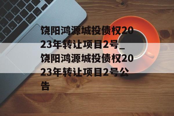 饶阳鸿源城投债权2023年转让项目2号_饶阳鸿源城投债权2023年转让项目2号公告