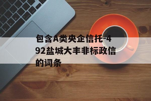 包含A类央企信托-492盐城大丰非标政信的词条