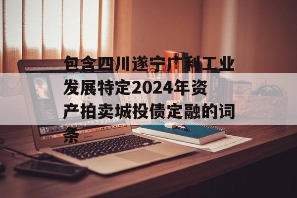 包含四川遂宁广利工业发展特定2024年资产拍卖城投债定融的词条