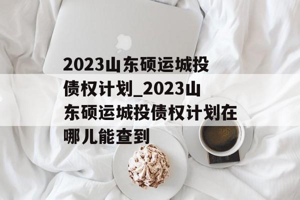 2023山东硕运城投债权计划_2023山东硕运城投债权计划在哪儿能查到