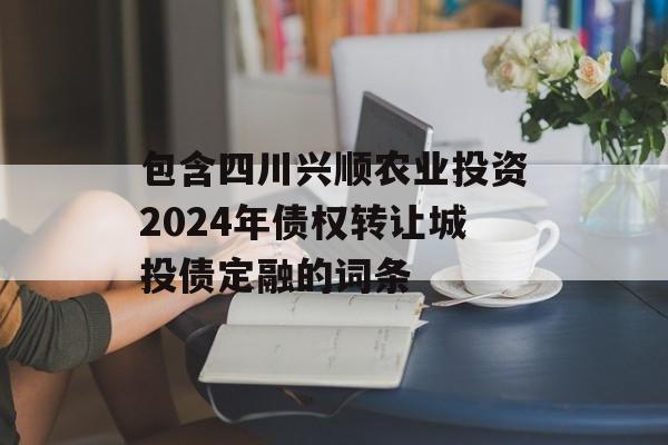 包含四川兴顺农业投资2024年债权转让城投债定融的词条