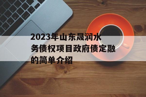 2023年山东晟润水务债权项目政府债定融的简单介绍