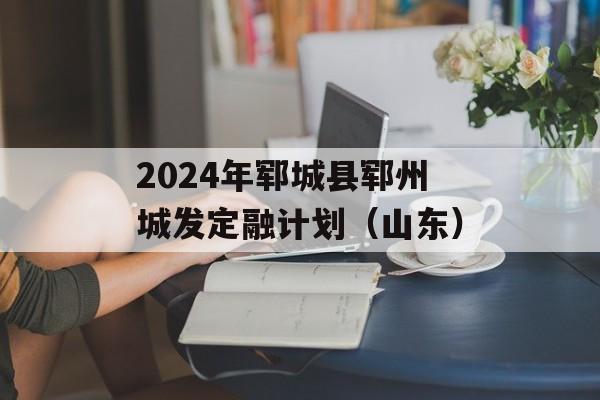 2024年郓城县郓州城发定融计划（山东）